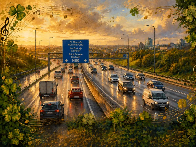 M50 Motorway in Song visual